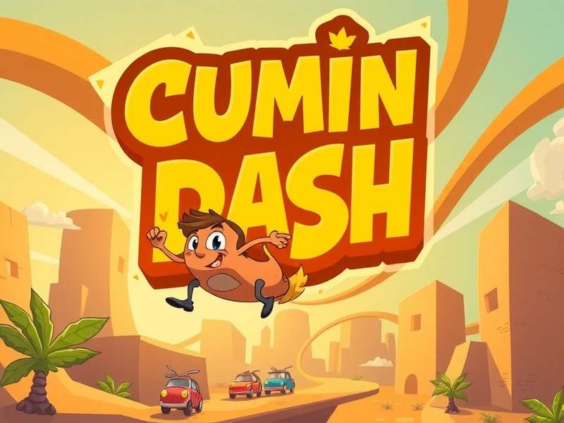 Cumin Dash Flyer Game Banner